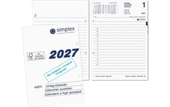 Simplex | Pultkalender 2027 | 121x173mm
