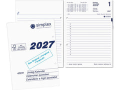 Simplex | Pultkalender 2027 | 121x173mm