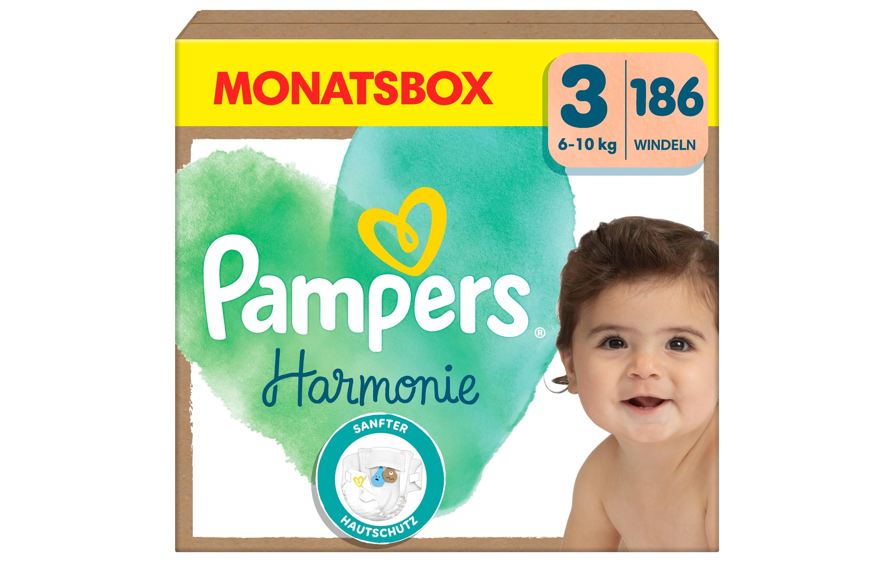 Pampers, Windeln Harmonie Midi Grösse 3