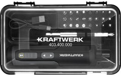 Kraftwerk | Akku-Bit-Stabschrauber Satz 3.6V mit USB-C | 1/4, 28-tlg.