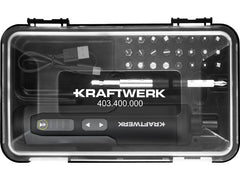 Kraftwerk | Akku-Bit-Stabschrauber Satz 3.6V mit USB-C | 1/4, 28-tlg.