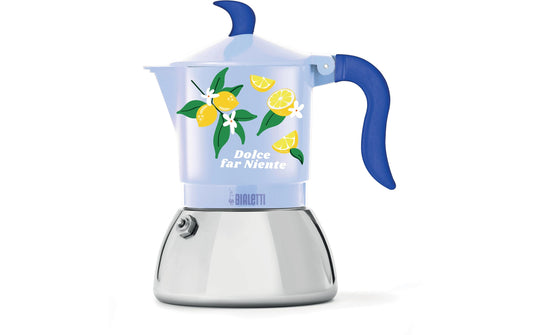 Bialetti Moka Fiammetta Ind 4 Tassen blau