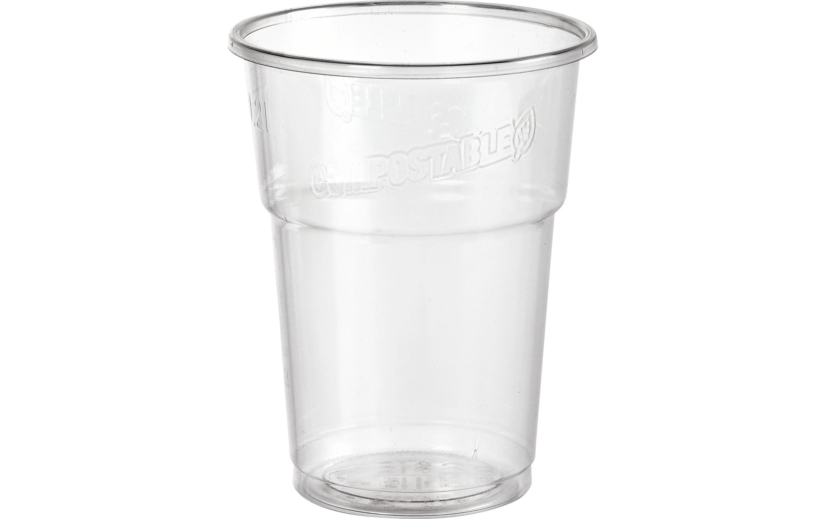 Duni Glas 250ml PLA Füllstrich