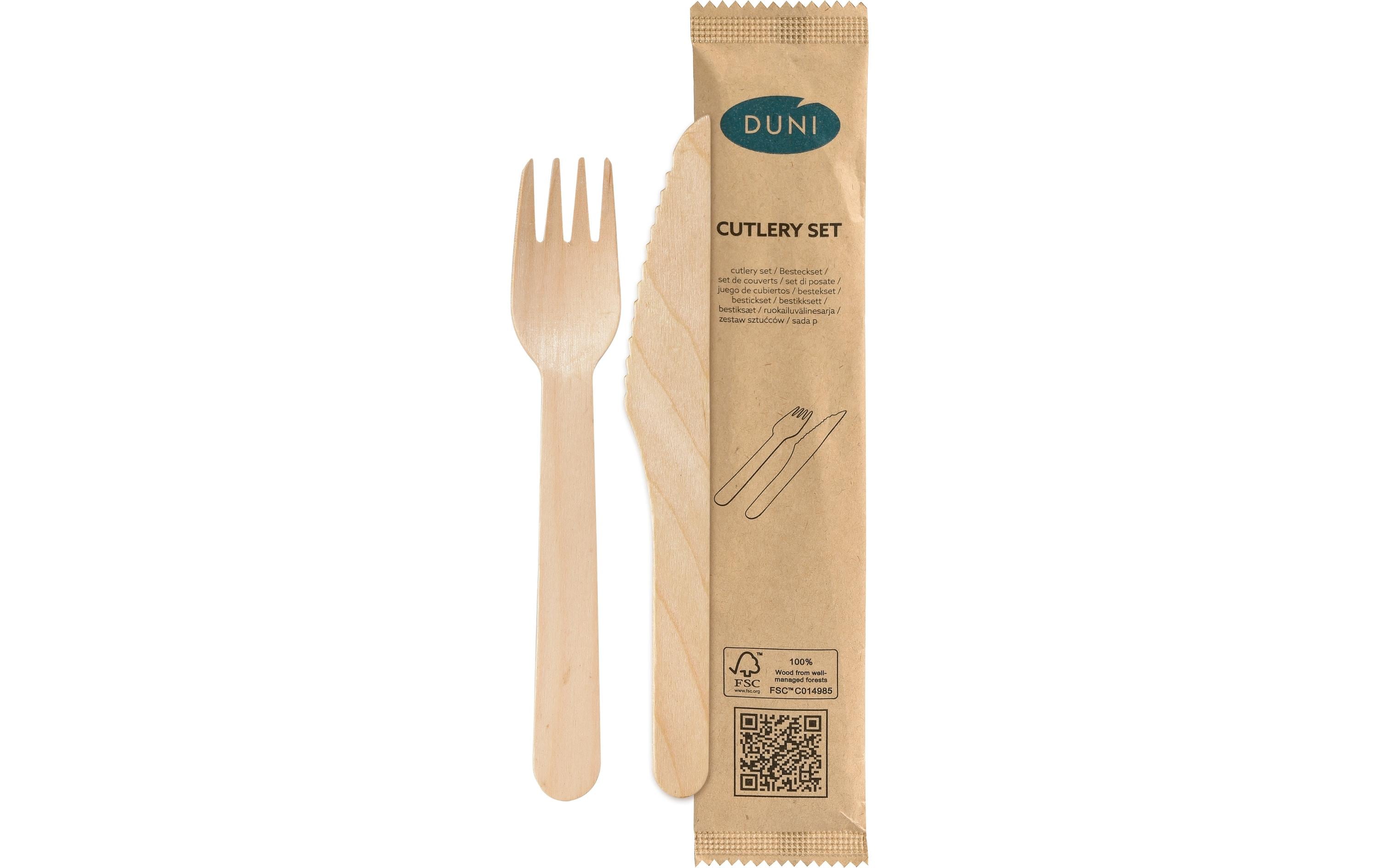 Duni Petit Besteckset 2/1 Holz