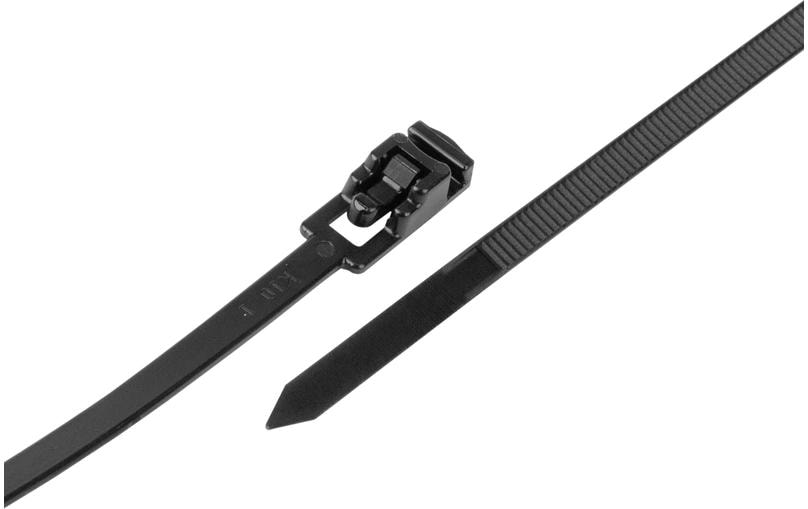Snap-Lock schwarz 204.5mm x 4.5mm