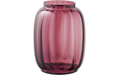 House Nordic Vase Smoked Red