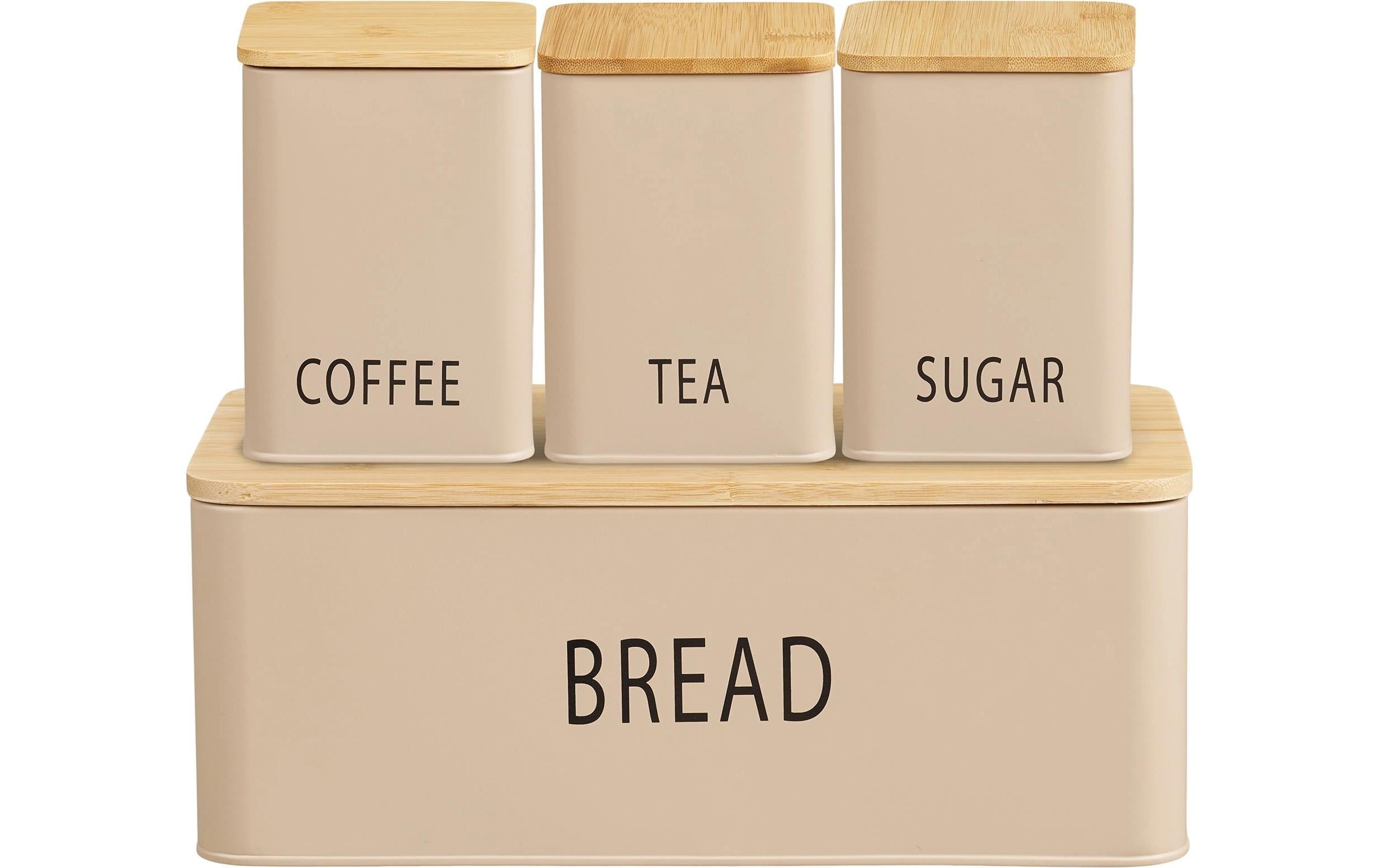 House Nordic Brotkasten-Set 4-teilig, Beige