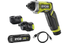 RYOBI | 4 V USB Akku-Schrauber RSD4-120TA2 | 4 V, inkl. 1 x 2.0 Ah Akku und Ladekabel
