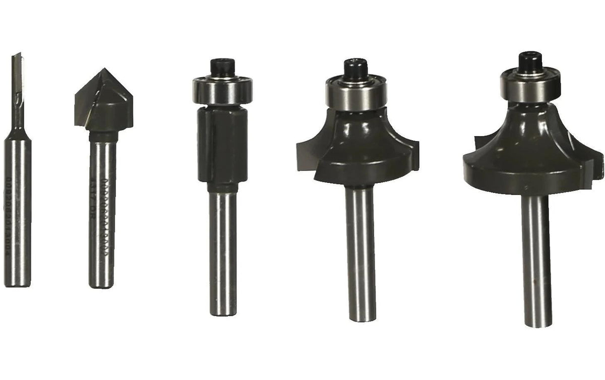 RYOBI 5-teiliges Fräserset 6 mm RAKRBS5