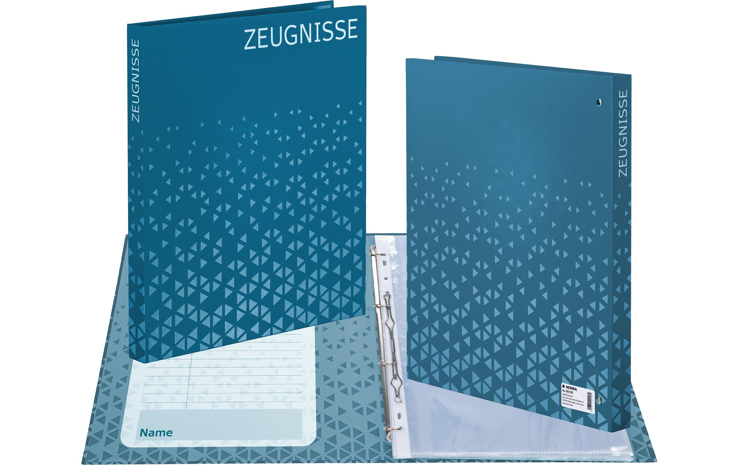 Herma Zeugnisringbuch A4 blau