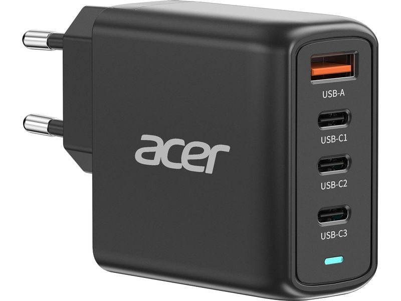 Acer | Netzteil AC-Adapter 100W, GaN | 3x USB-C, 1x USB-A, PD