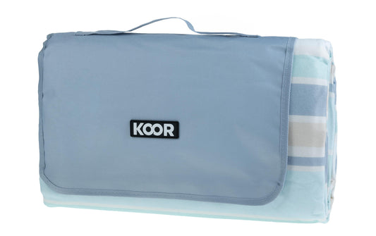 KOOR | Picknickdecke Stripe skyline | 150 x 200cm , 100% Polyester