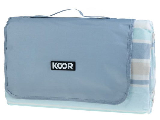 KOOR | Picknickdecke Stripe skyline | 150 x 200cm , 100% Polyester