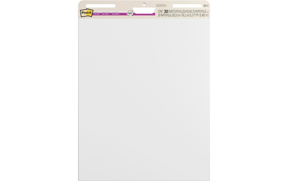 3M Post-it Super Sticky Recycling Flipchart