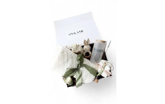 Mama & Baby Geschenkbox Weisse Decke