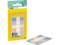 Post-it | 3M Post-it Index Mini | 5 Blöcke à 20 Blatt, 11.9x43.2mm, pastell