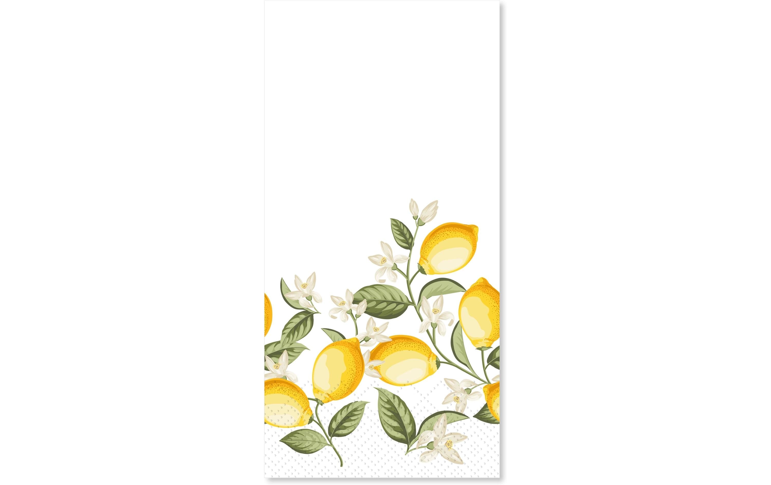 Chic Antique Serviette mit Zitronen