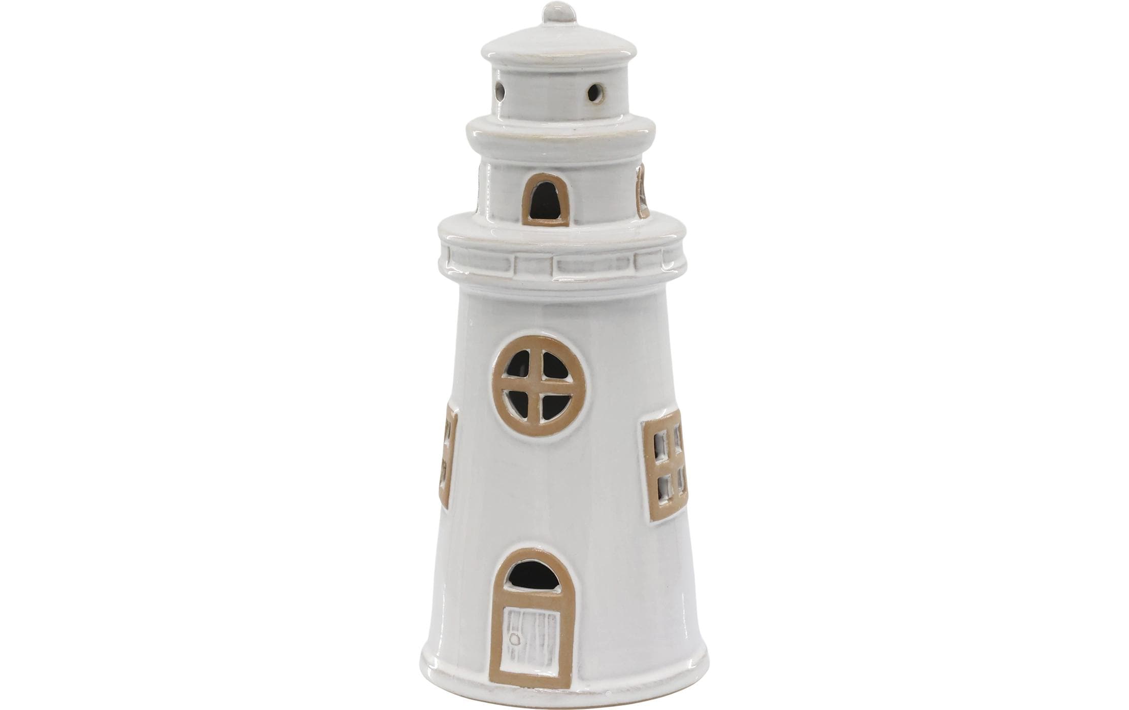 Chic Antique Leuchtturm mit LED
