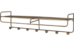 Chic Antique Regalbrett mit 7 Haken