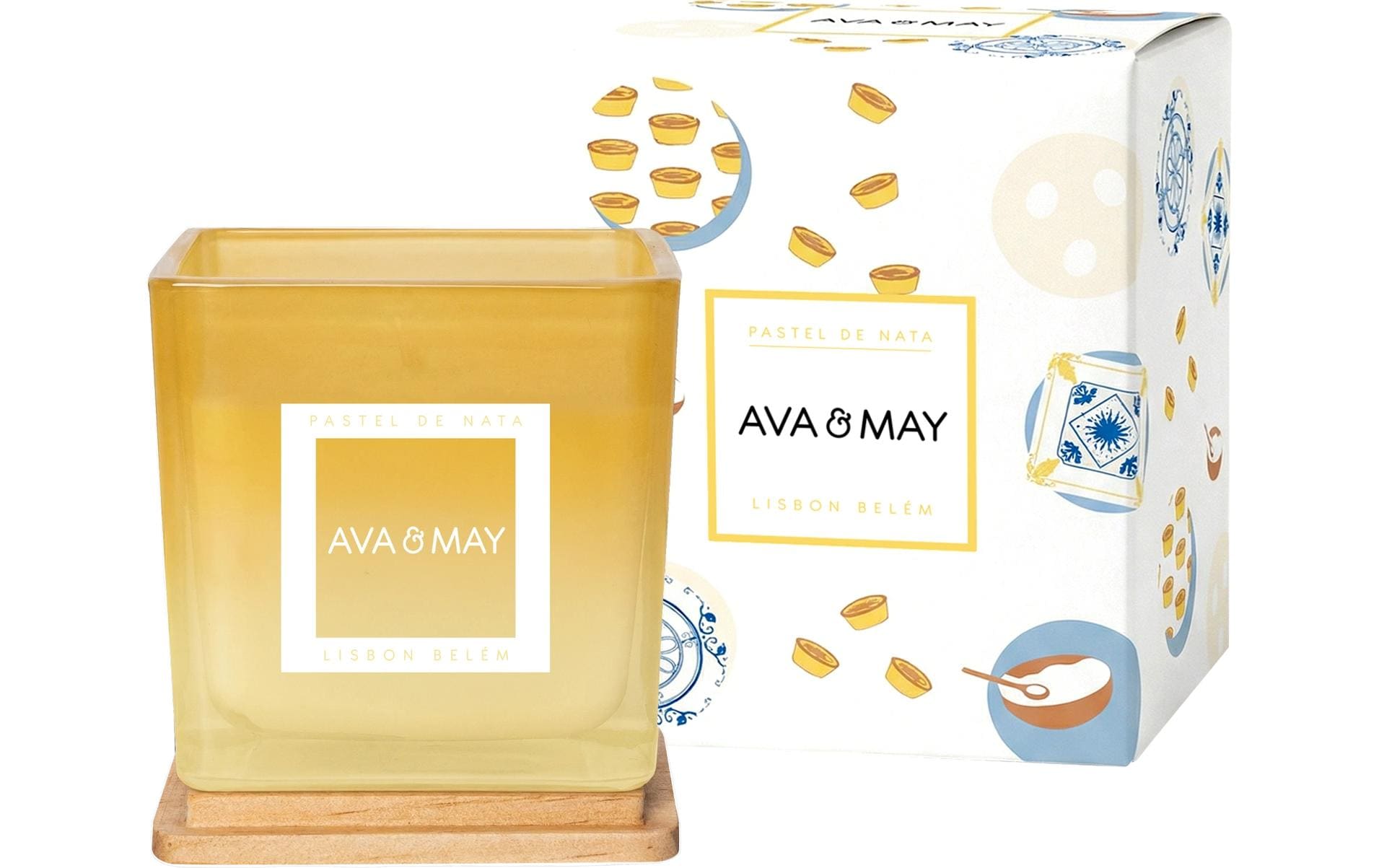 AVA & MAY Duftkerze Pastelde Nata, 200g