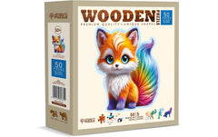 Puzzle Holz M Cute Fox