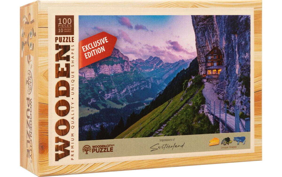 Mini-Puzzle Holz Aescher