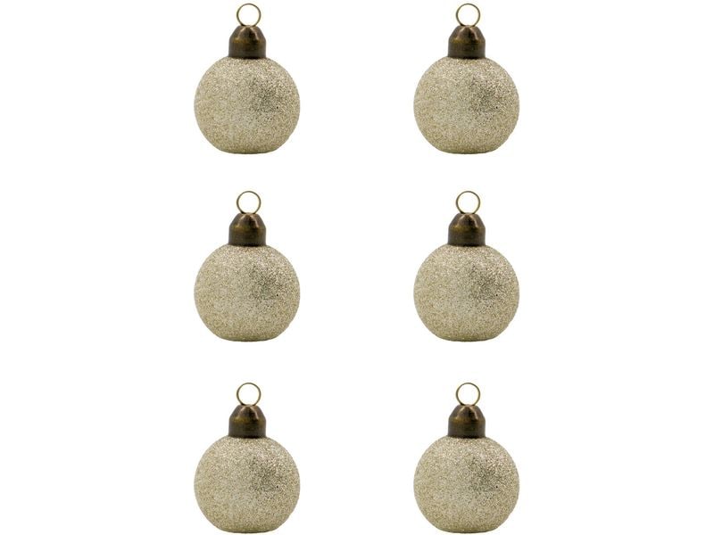 House Doctor | Kartenhalter Visit, 6er Set | Champagner, 5.5x3.8 cm (HxD)