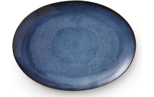 Bitz Schale 45x35 cm, Schwarz-Blau