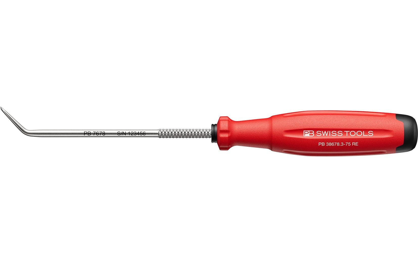 PickTool gebogene Spitze, SwissGrip Evo