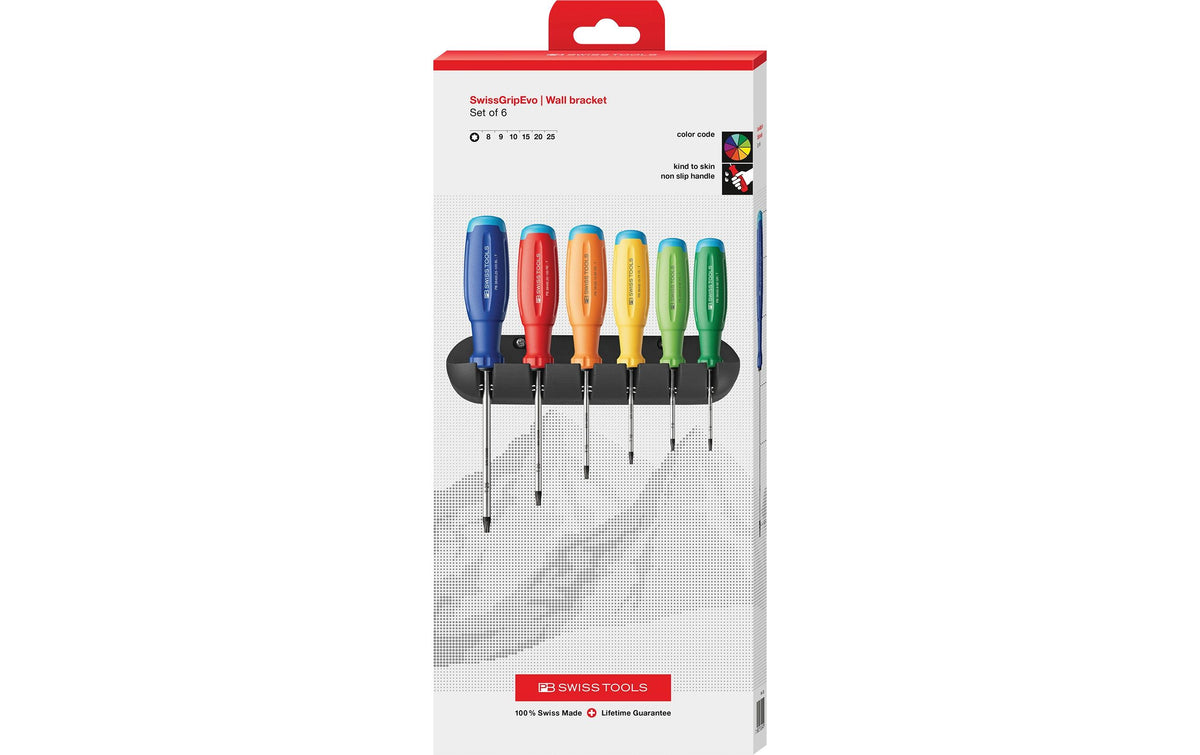 SwissGrip Evo Schraubenzieher-Set für TX
