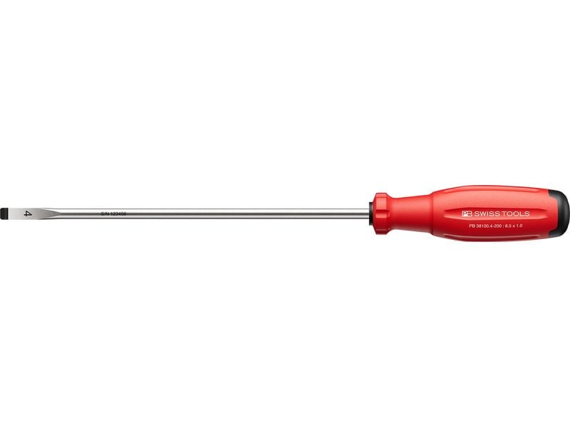 PB Swiss Tools | SwissGrip Evo Schlitz-Schraubenzieher | PB 38100.4-200