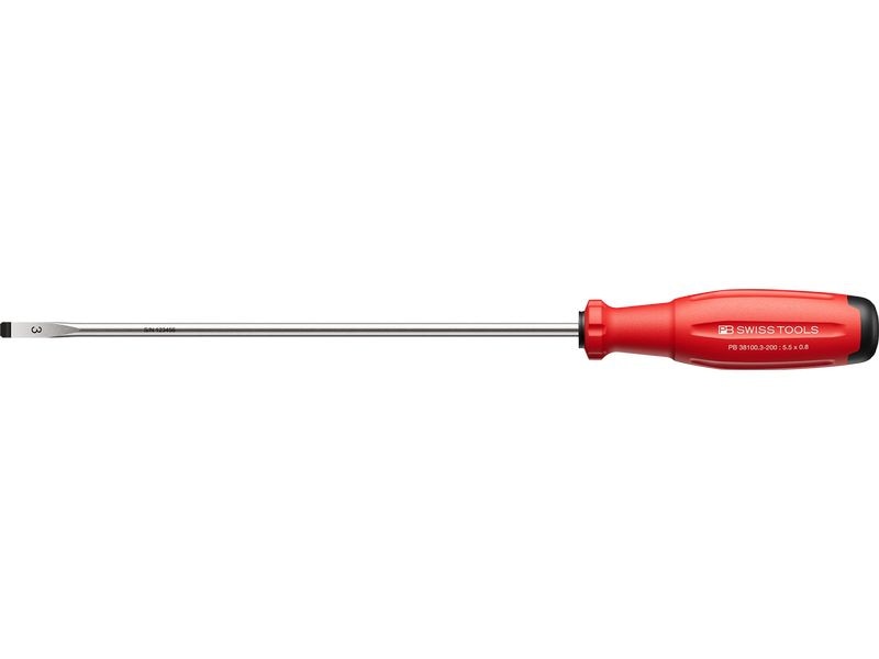 PB Swiss Tools | SwissGrip Evo Schlitz-Schraubenzieher | PB 38100.3-200