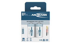 Ansmann Akku Mono D NiMH 5000 mAh 1.2V 2er
