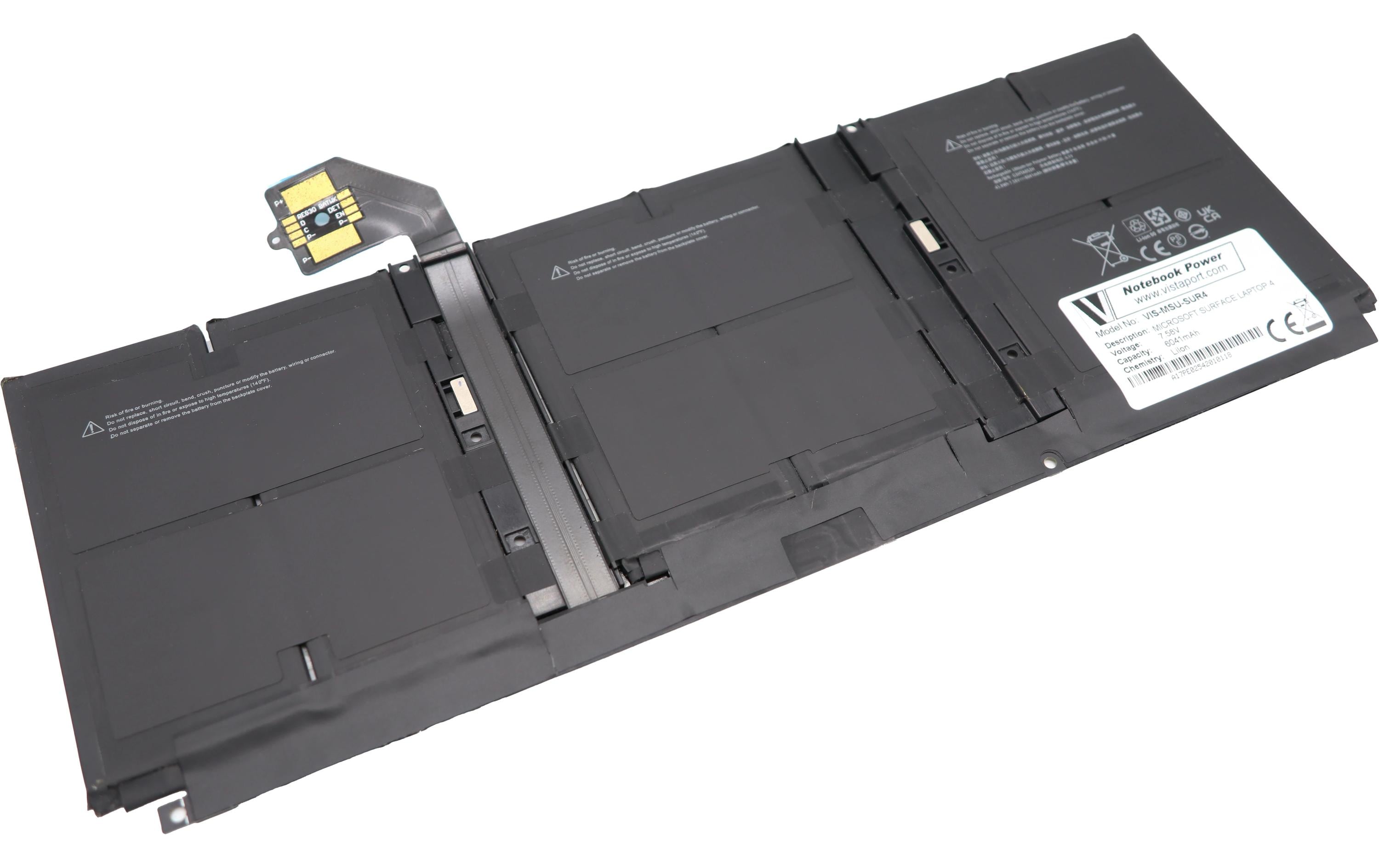 Vistaport Notebook Batteries für Microsoft