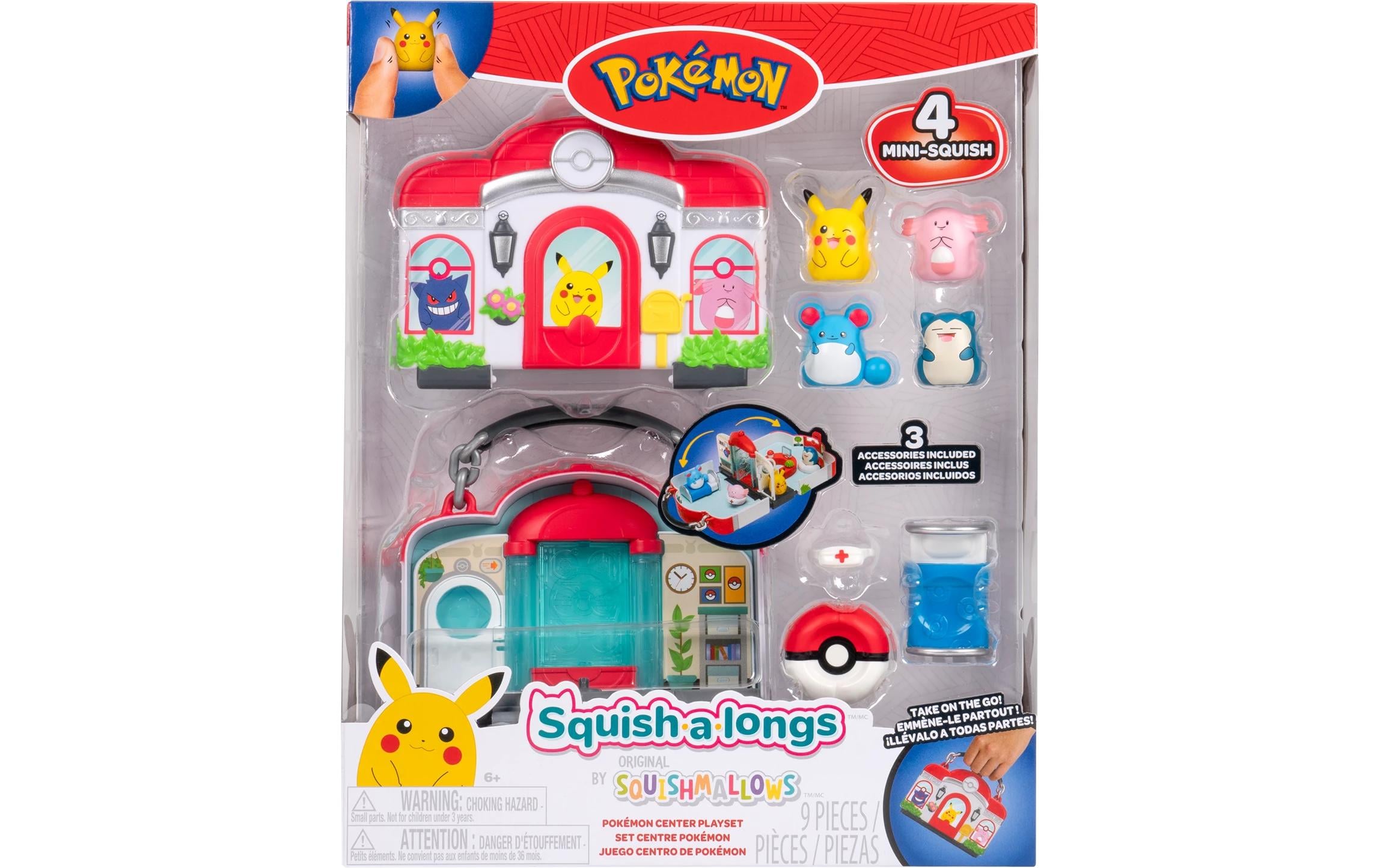 Squishalongs Pokémon Center Playset
