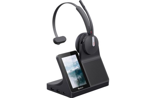 Yealink | Headset WH64 Workstation Mono UC | DECT&BT Wireless Headset, mit Touchscreen