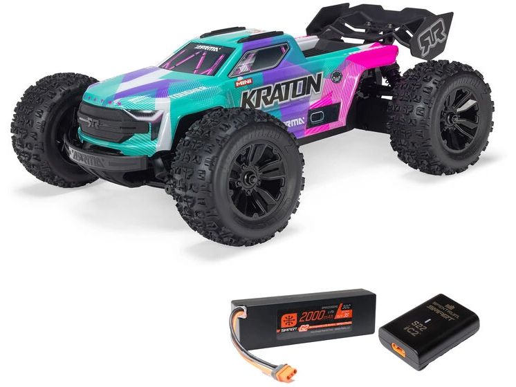 Arrma | Mini Kraton 3S DSC RTR Türkis/Pink | 4x4 1:16