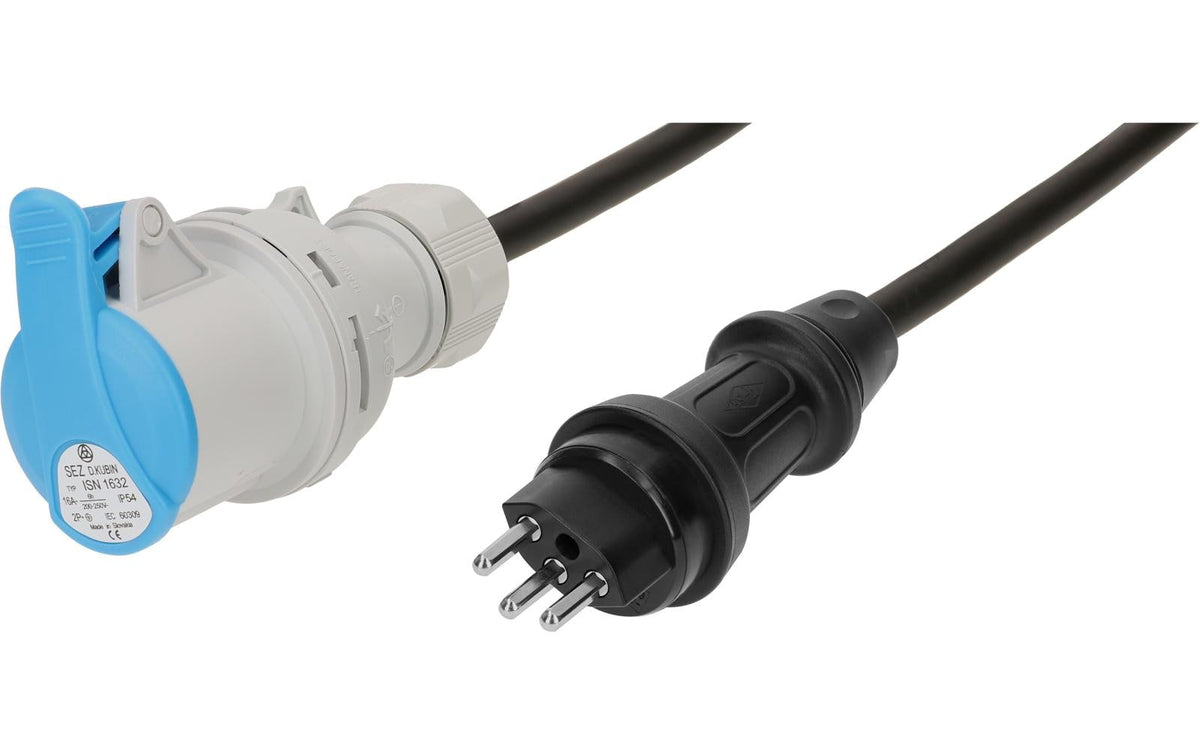 CEE Adapterkabel sz Typ 23 IP55/CEE16-3