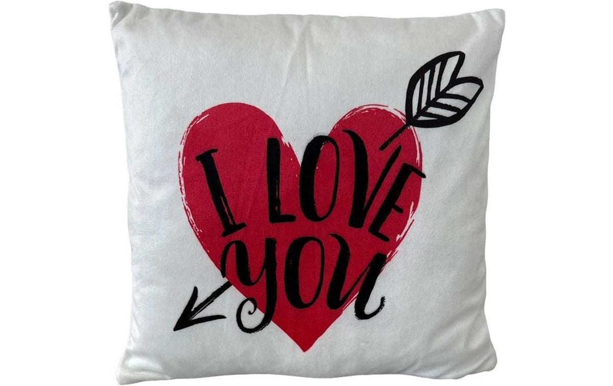 Dameco Kisen gefüllt I love you, 30x30 cm