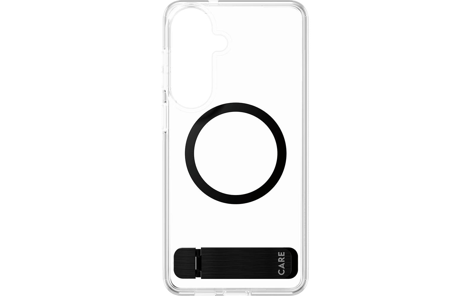 CARE Case, Transparent + KS, Black & Qi