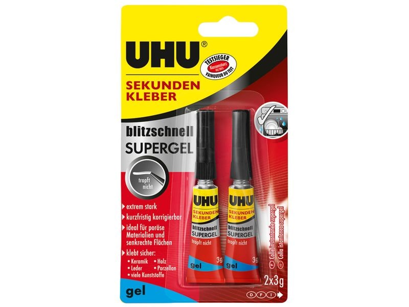 UHU | Sekundenkleber | 2x3g