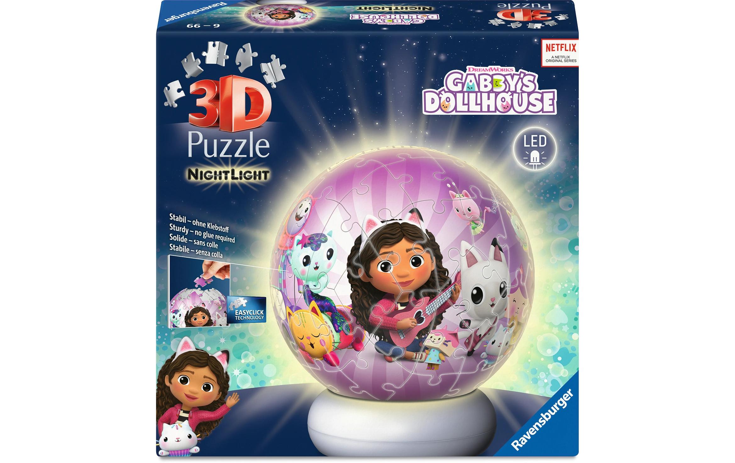 PuzzleBall Nachtlicht Gabbys Dollhouse