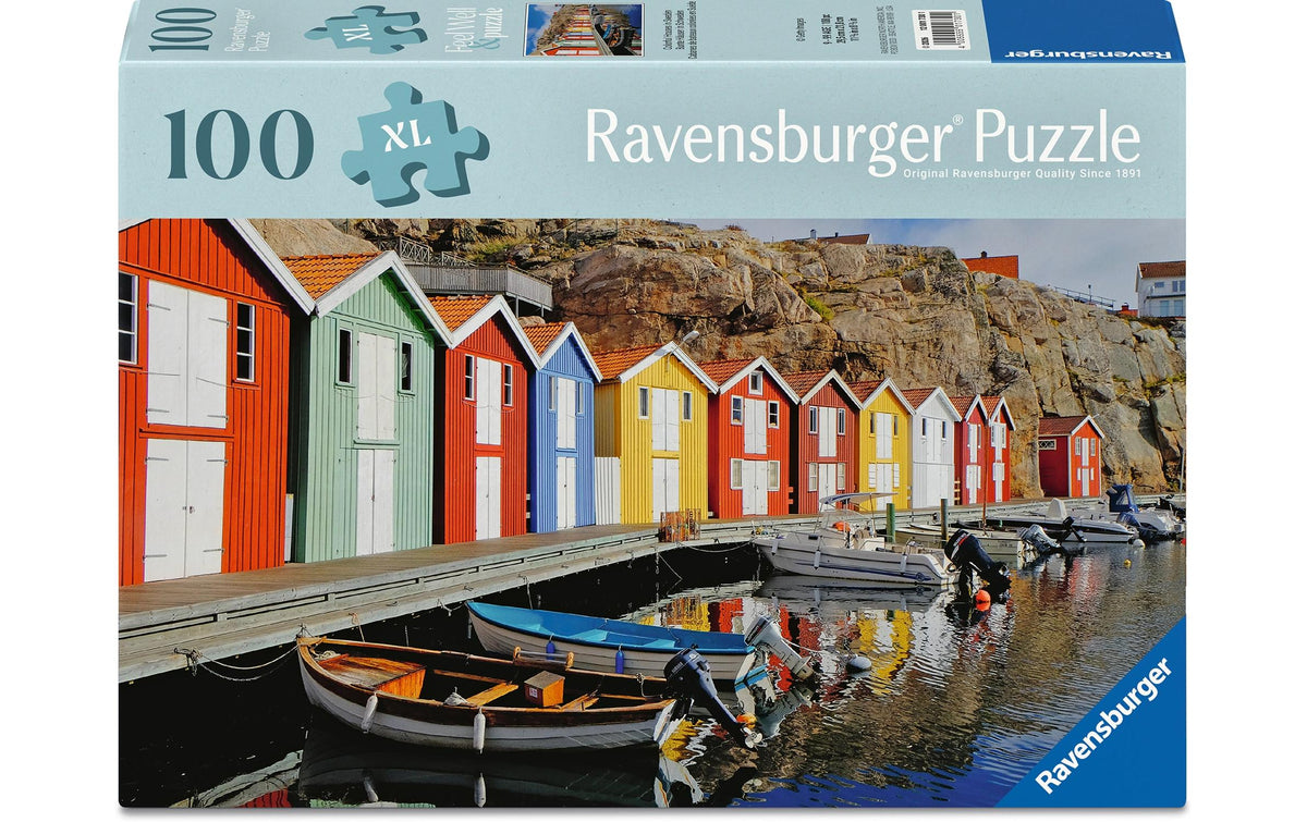 Bunte Häuser in Schweden