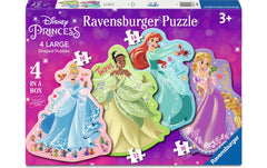 4 in a box Shaped Puzzle Disney Princess