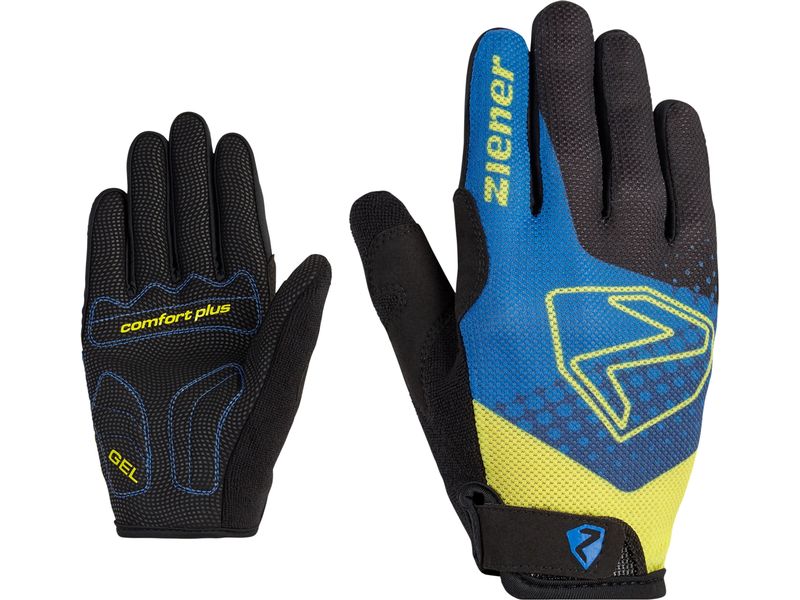 Ziener | COLO-Z LONG, Gr. S, persian blue | Velohandschuhe, lang, Junior