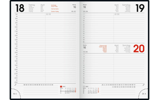 Stewo | Geschäftsagenda 2027 Diary Square | 1 T/S, Modell 795