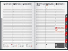 Stewo | Geschäftsagenda 2027 Time Square | 17 x 24 cm, 1 W/2S, schwarz