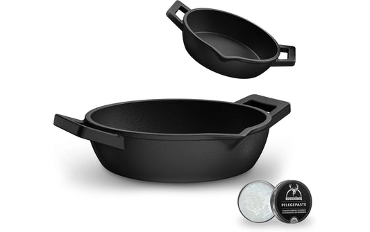 Gusskoenig | Eingebrannte runde Mini-Pfanne 2 set