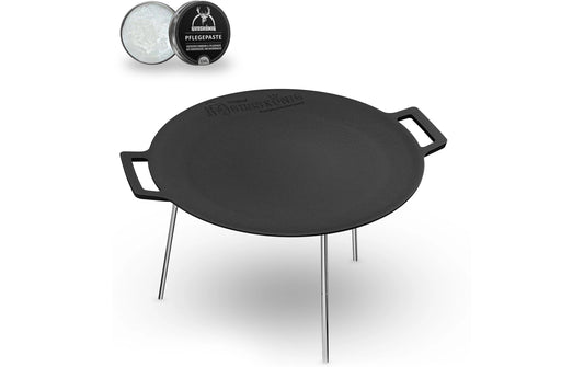 Gusskoenig | Eingebrannter runde Grillplatte 42cm