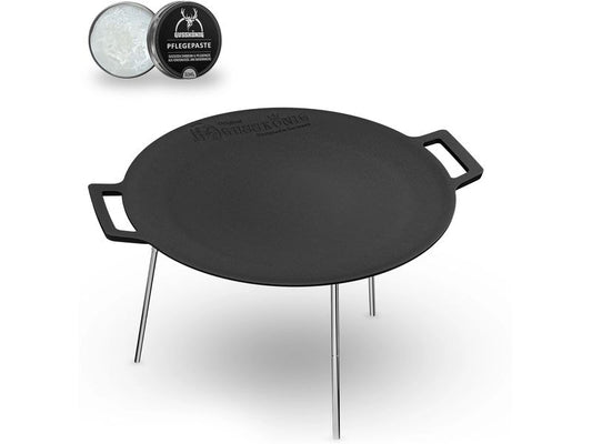 Gusskoenig | Eingebrannter runde Grillplatte 42cm